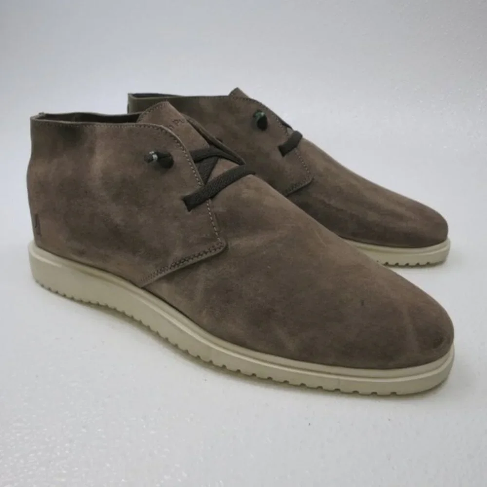 Hush Puppies Dirty Nubuck Soft Leather Casual Comfort Footwear Chukka Shoes 9